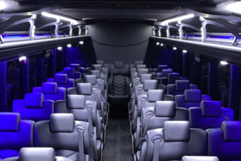 Middletown Charter Bus Interior