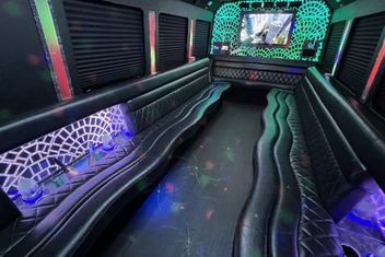 Middletown Limo Bus Interior